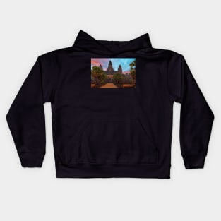 Angkor Wat Sunset Kids Hoodie